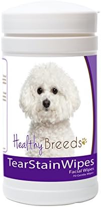 Healthy Breeds Bichon Frise Tear Stain Wipes 70 Count