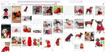 Cute Dog Clothes, T Shirt for Medium and Small Dogs Girl Boy,Puppy.Breathable Soft Dog Costume for Pet Dogs Cats, Pet Pullover Jumper, Cat Clothes (M-(7~11lb), Chest~16", Red, Parents)