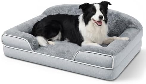 Orthopedic Dog Bed for Medium Dogs, 35"x25" Dog Couch Bed