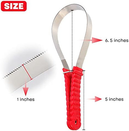 Shedding Blade Horse Brush Scraper Stainless Steel Shed Blade for Dogs (one loop)