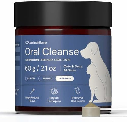 Animal Biome Dog & Cat Dental Powder, Kelp Prebiotic Food Topper, 60g