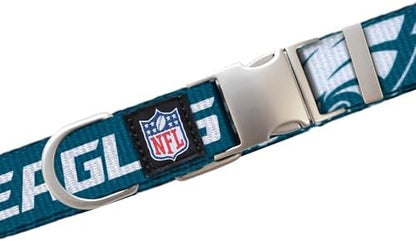 Littlearth NFL Detroit Lions Pet Premium Collar, Team Color, Small
