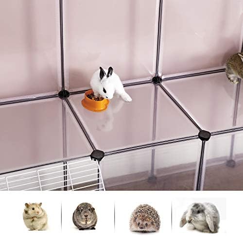 SONGMICS Guinea Pig Playpen, 2-Tier Small Animal Playpen