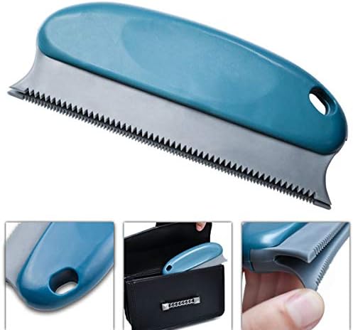 TTSAM Pet Hair Remover Brush ABS Double Serrated Structure Pet Hair Detailer for Car Interiors Furniture Carpet Couch Sofa Bed Clothes Blinds Cat & Dog Hair lint Remover Brush