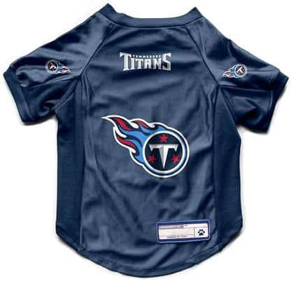 Littlearth NFL Tennessee Titans Stretch Pet Jersey, Team Color, X-Large
