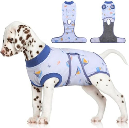 FUAMEY Dog Recovery Suit, Soft Surgical Suit for Dogs Onesie for Surgery