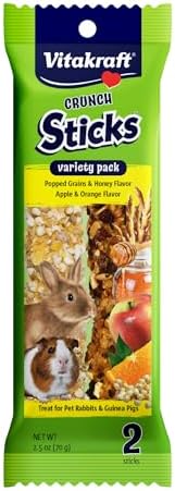 Vitakraft Crunch Sticks Treat Variety Pack for Rabbits and Guinea Pigs