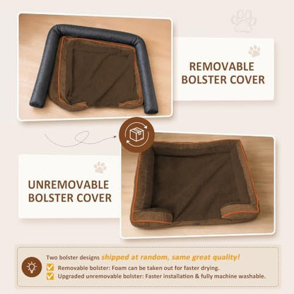 Comfort Expression Waterproof Orthopedic Dog Bed for Medium Size Dog