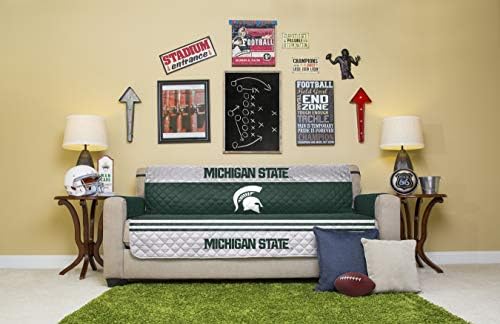 Pegasus Sports NCAA Microfiber Furniture Protector Cover with Elastic Straps