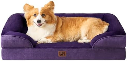 EHEYCIGA Orthopedic Dog Beds Large Sized Dog, Waterproof Washable Pet Bed