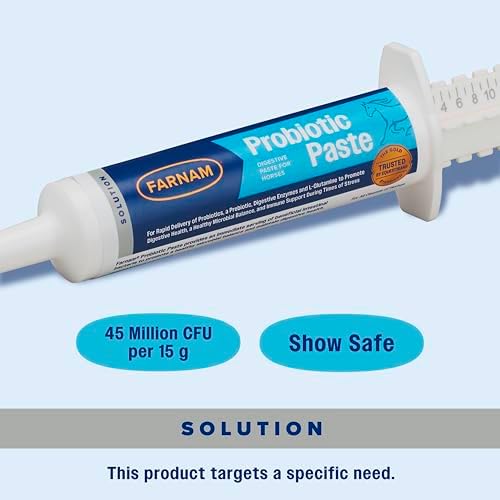 Farnam Probiotic Paste Horses in Syringe Supports Healthy Microbial Balance