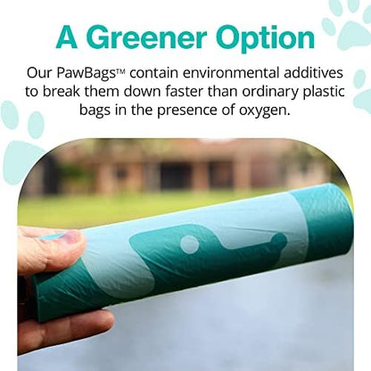 PawPail Scented Poop Bags For Dogs - 1 Roll of 150 XL Dog Waste Bags - Mild Floral Scent - Leakproof & Durable - For Pet Waste Station