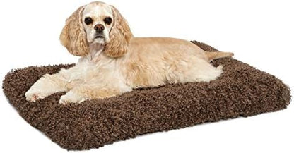 MidWest Homes for Pets Medium QuietTime Deluxe Coco Chic Pet Bed, Ultra-Soft & Overstuffed, Machine Washable, Fits 30-inch Crate