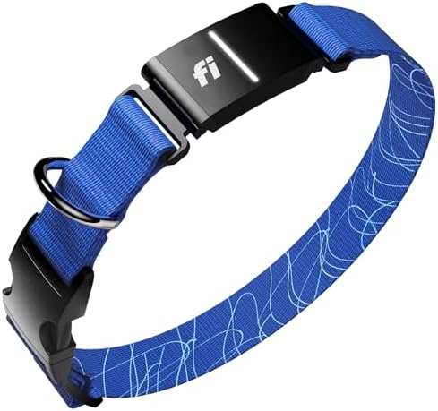 Fi Series 3+ GPS Dog Collar & Tracker, 12-Mo Membership Included, Blue M