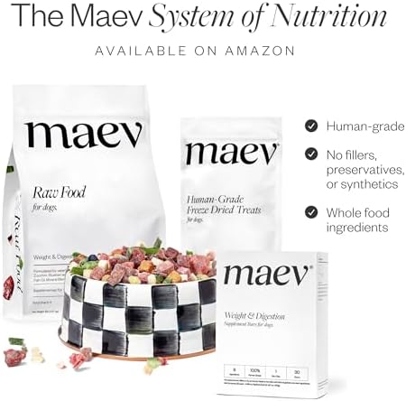Maev Hip & Joint Supplement Bars for Dogs, with Glucosamine, 30 Count
