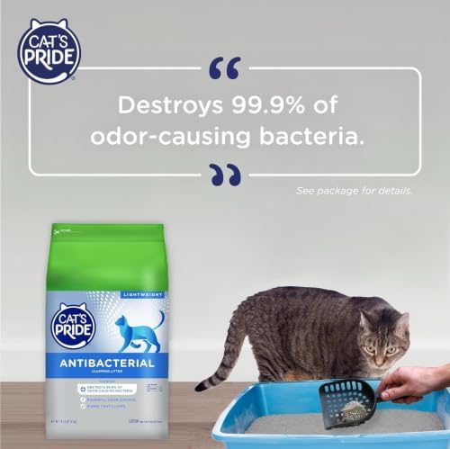 Cat's Pride Antibacterial Litter, Odor-Eliminating Scented 18lb
