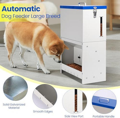 22lbs Gravity Dog Feeder - Automatic Dog Feeder Large Breed