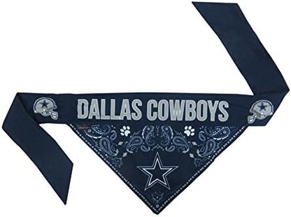 Littlearth NFL Reversible Pet Bandana - Officially Licensed Teams, Sizes XS to XL
