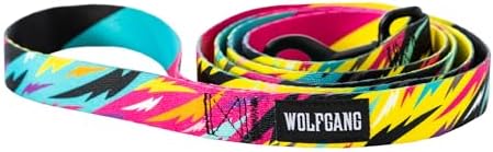 Wolfgang 5/8 Inch Venture Dog Leash Fuzzytails Print Small