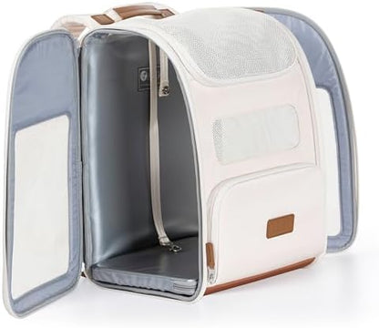 Traveler's Choice Argo Tails of The Trail Pet Backpack Carrier, Tan