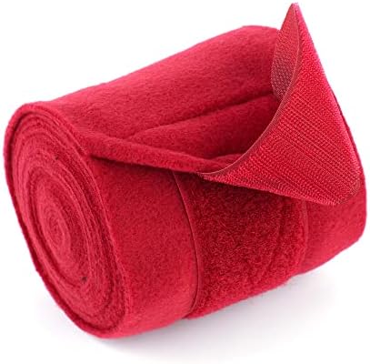 Horse Polo Wraps 2.5m Equestrian Leg Bandage Wrap Set of 4 Packs
