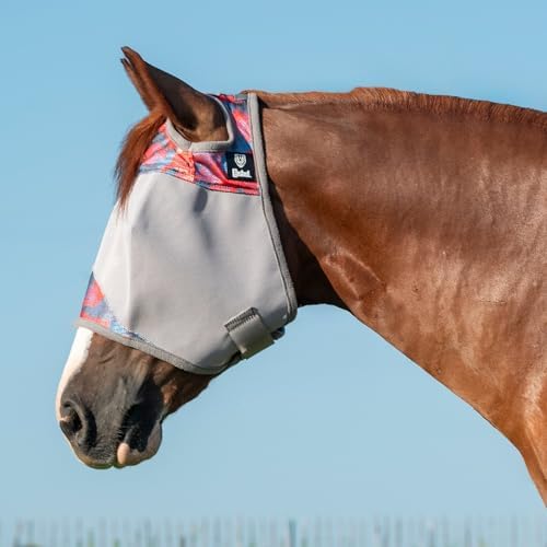 Cashel Crusader Fly Mask, Standard, Patchwork, X-Small (Weanling)