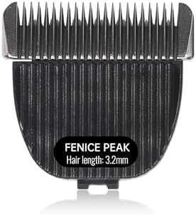 7FC Low Noise Pet Dog Grooming Clippers Replacement Blade Ceramic Edge Detachable Steel Pet Clipper Blade with Cutting Length of 3.2mm 1/8'' (1 Count)