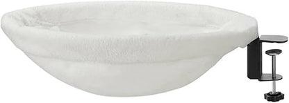 1 Piece Cat Desk Bed Comfortable and Soft Round Desktop Perch Desktop Mounted Litter Box with Pet Mat