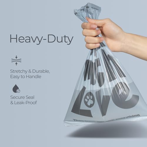 Poop Bags for Dogs, Leak Proof and Mess-free Waste Bags,128 Bags