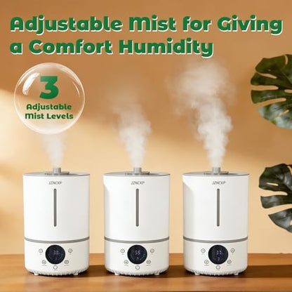Reptile Humidifier and Fogger, 4L Plant Mister with Dual Probes and Tubes for Two Terrariums, Constant Humidity Setting, 48H Runtime