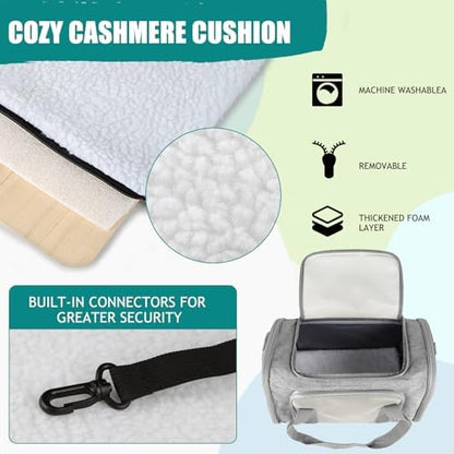 Top tasta Dog Cat Carrier Pet Carriers for Small Medium Large Cats Dogs Carrier Soft Sided Small Puppy Dog Carrier Portable Foldable Airline Approved Dog Cat Travel Carrier Grey Medium