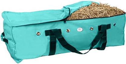 Majestic Ally 1200 D Nylon Fabric Large 44” x 20” x 16” and Extra Large 53"x 24" 20" Heavy-Duty Hay Bale Storage Bag (Red) (Extra Large, Turquoise)