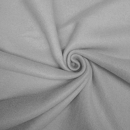 TL Care Fleece Blanket (30" x 40") with Silk-Like Satin Trim, Soft, Warm & Cozy, Gray, for Boys and Girls, Perfect for Baby Carrier, Stroller, Travel and Gifting