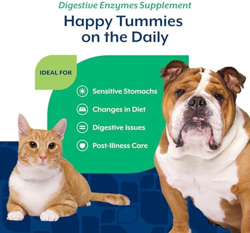NaturVet Digestive Enzymes with Pre & Probiotic for Dogs & Cats - 10 oz