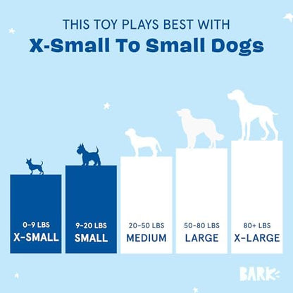 BarkBox Chewz Ballz 3-in-1 Interactive Plush Dog Toy
