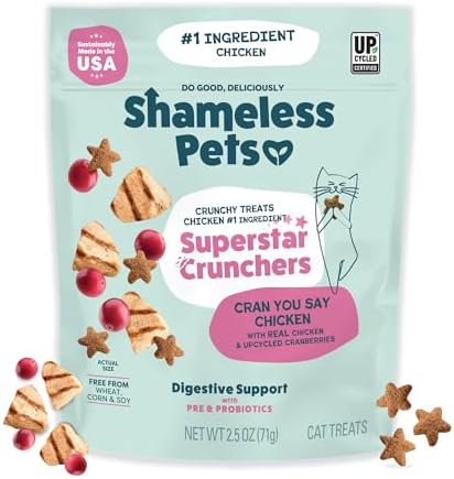 Shameless Pets Crunchy Cat Treats - Cran You Say Chicken, 1-Pk