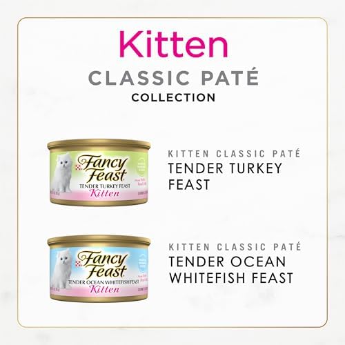 Purina Fancy Feast Kitten Tender Turkey & Ocean Whitefish Variety Pack