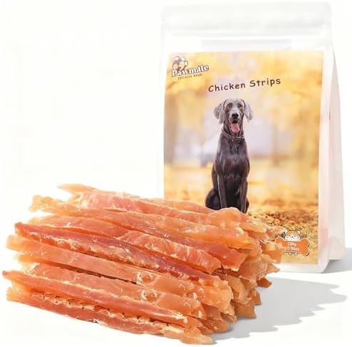 Pawmate Natural Chicken Jerky Dog Treats Soft Training Snacks 10.6oz