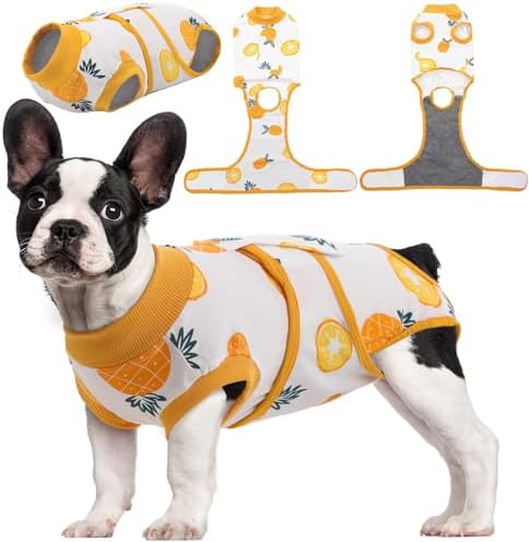 Kuoser Recovery Suit for Dogs Cats, Soft Dog Surgery Suit Female Male Spay