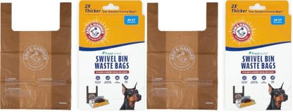 Arm & Hammer Heavy Duty Pet Waste Bags for Swivel Bin & Rake Dog Pooper Scooper,Refill Bags (Packaging May Vary),(Pack of 40)