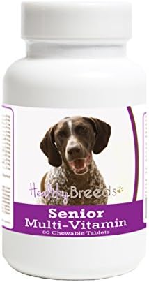 Healthy Breeds German Shorthaired Pointer Senior Dog Multivitamin Tablets 60 Count