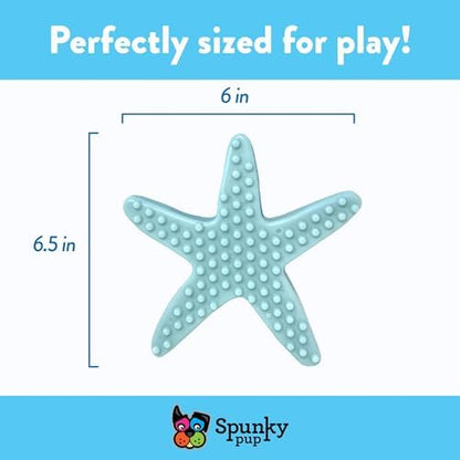 Spunky pup Clean Earth Heavy Duty Dog Chew Toys for Aggressive Chewers - Recycled, Made in USA, Starfish