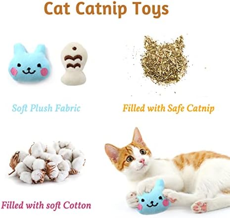 Kitten Toys Cat Toys Assortments, 26 Packs Cat Toys Variety Pack for Kitty, Cat Wand Toy, Cat Feather Toys, Cat Balls with Bells, Cat Mouse Toy, Catnip Toys for Indoor Cats