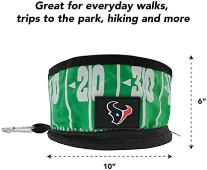Pets First NFL Collapsible Pet Bowl