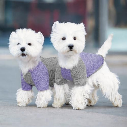 KYEESE 2Pack Dog Shirt for Medium Dogs Sun Protection Tank Top with Sleeves