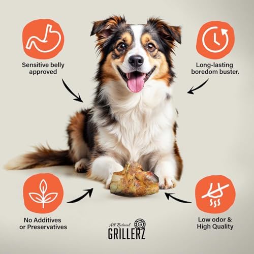 Grillerz Beef Rawhide-Free Knuckle, Rawhide-Free, 1 Count