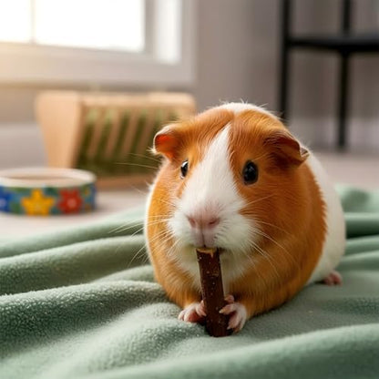 Apple Wood Sticks for Chinchilla,Chew Toys and Treats for Rabbit