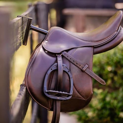 HORZE Portable Saddle Rack | Hangs on Stall Walls or Doors