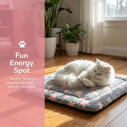 Cat & Dog Bed Mat - Reversible Dog Crate Bed Mats, Soft & Breathable Kennel Pad, Durable Crate Bed for Extra Small Dogs & Cats