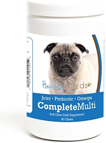 Healthy Breeds Pug All in One Multivitamin Soft Chew 90 Count